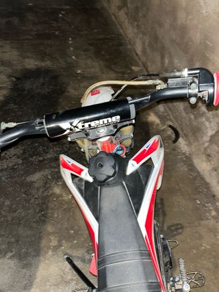 Pitbike 125cc Motocross Roja y Blanca