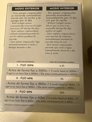 Lámpara Solar de Sobremesa Arteconfort