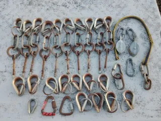 Guardacabos con anilla y pernos roscados