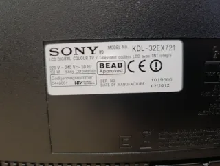 TV Sony Bravia 32 Negra