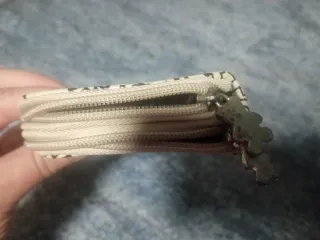 Cartera tipo Tous beige