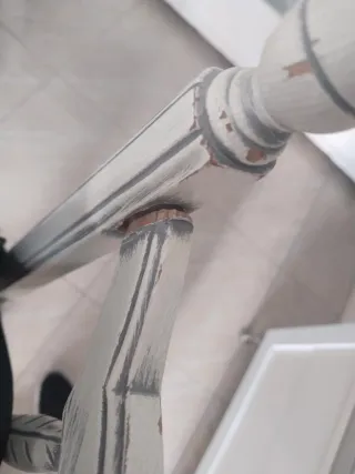 Sillas de comedor madera y tela