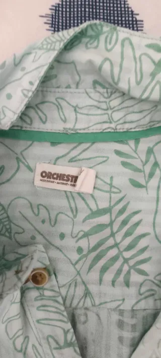 Conjunto Verano Niño Camisa y Pantalón Verde