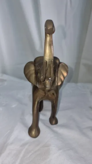 Scultura Elefante Ottone Intarsiato, collezione!