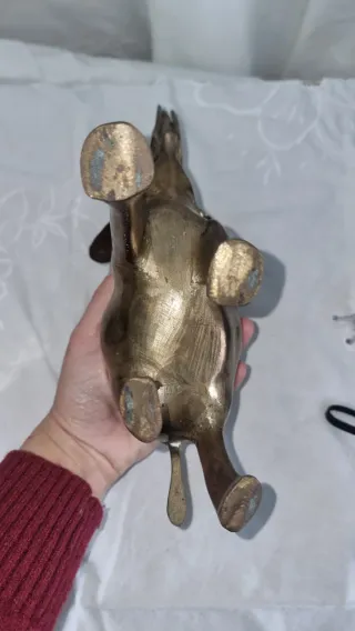 Scultura Elefante Ottone Intarsiato, collezione!