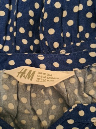Vestitino H&M pois 5-6 anni