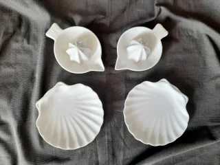 Set porcellana vintage tema pesce Ocean e Tognana