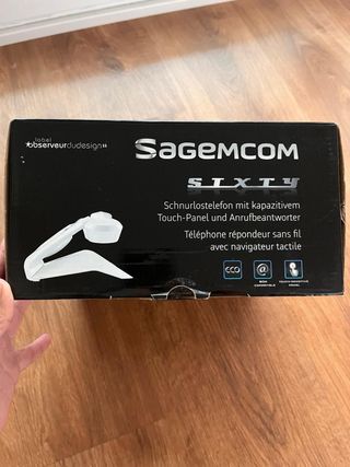 Teléfono fijo Sagemcom blanco