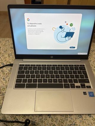 HP Chromebook Grigio e Nero