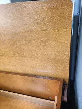 Mueble sinfonier cambiador madera con ruedas