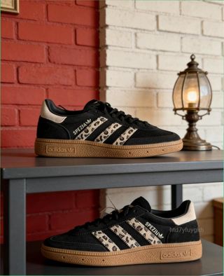 Adidas Spezial Leopardo Negras Talla 40 Nuevas
