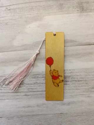 Marcapáginas Madera Pirograbado Artesanal