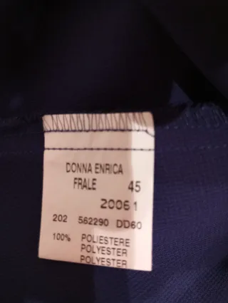 Abito elegante blu elettrico maniche pipistrello