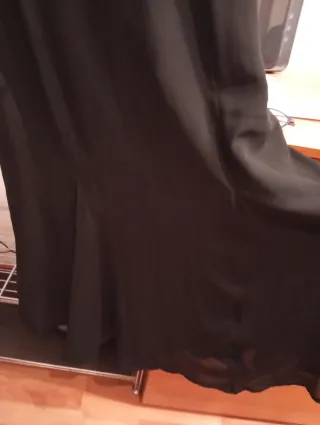 Vestito nero maniche pipistrello