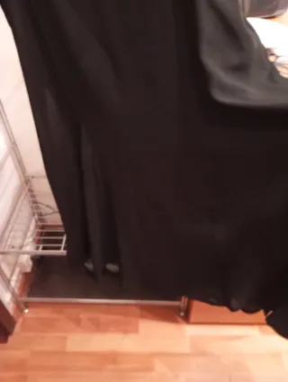 Vestito nero maniche pipistrello