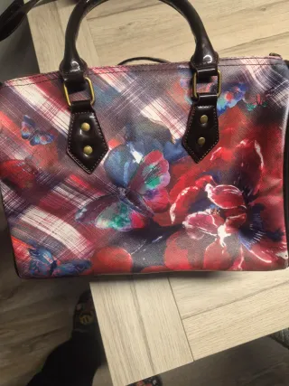 Bolso Desigual Multicolor Flores y Mariposas