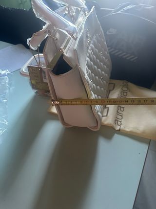 Borsa tracolla Laura Biagiotti beige oro