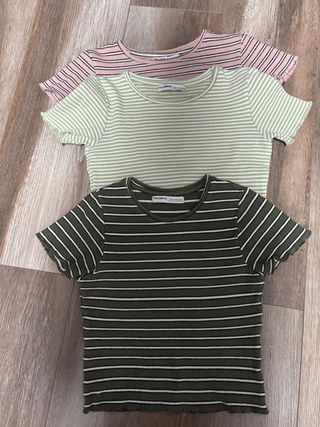 Crop top y shorts Pull & Bear