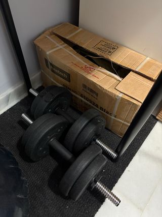 Set Mancuernas 30kg Hierro