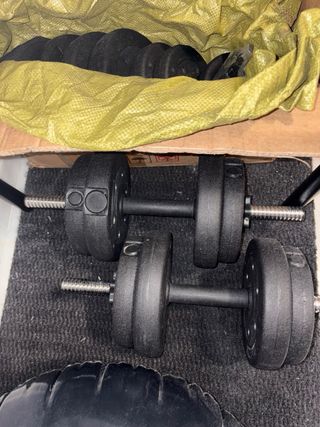 Set Mancuernas 30kg Hierro