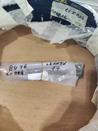 Llanta Excel negra supermotard