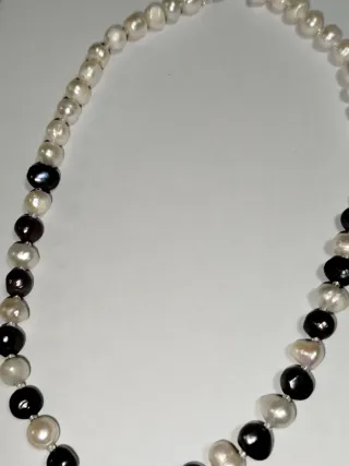 Collar de Perlas Naturales de Río