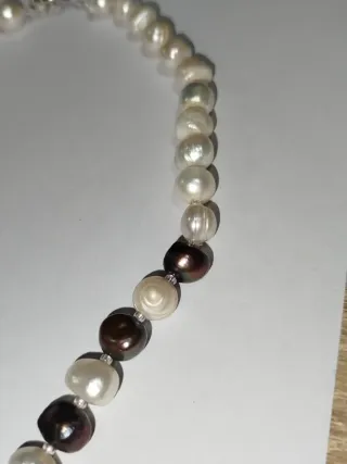 Collar de Perlas Naturales de Río