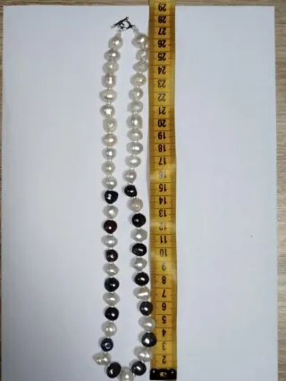 Collar de Perlas Naturales de Río