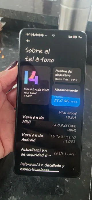 Xiaomi Redmi Note 10 Pro Negro