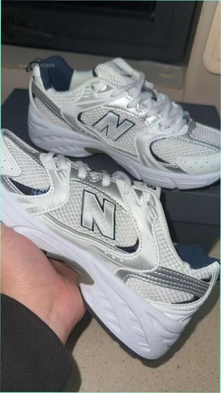 New Balance 530 Plata Blanco Marino 40.5