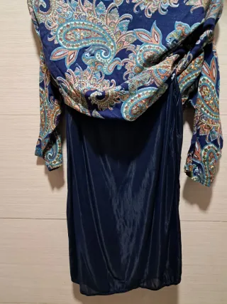 Vestido corto estampado boho chic