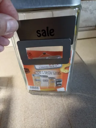 Barattoli in vetro self madebox con 2 etichette