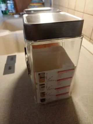 Barattoli in vetro self madebox con 2 etichette