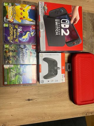 Nintendo Switch 2 Amarilla + Juegos y Accesorios