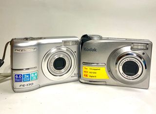Lote 2 Cámaras Digitales Kodak y Olympus (Leer)