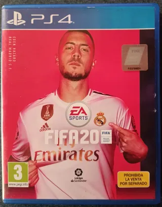 Mando PS4 Original Negro+FIFA20