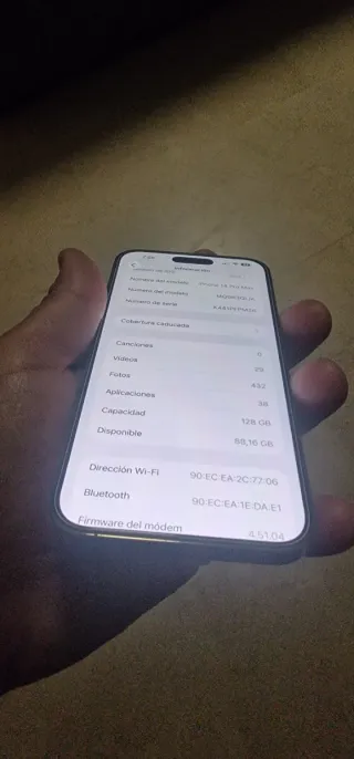 iPhone 14 Pro Max Dorado 128GB CAMBIO