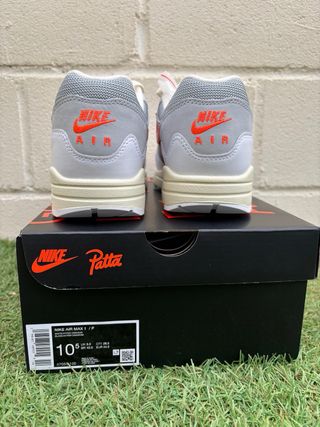 Nike Air Max 1 Patta "White Hyper Crimson"