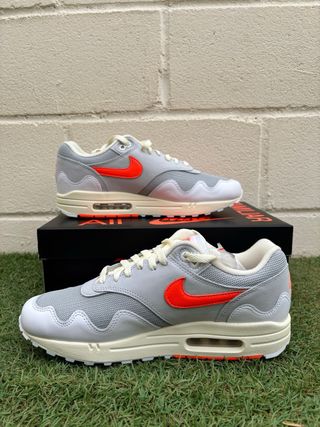 Nike Air Max 1 Patta "White Hyper Crimson"