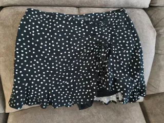 Falda pantalón Stradivarius lunares