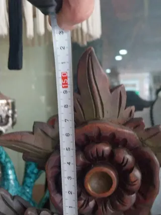 Espejo Rococo Madera Tallada