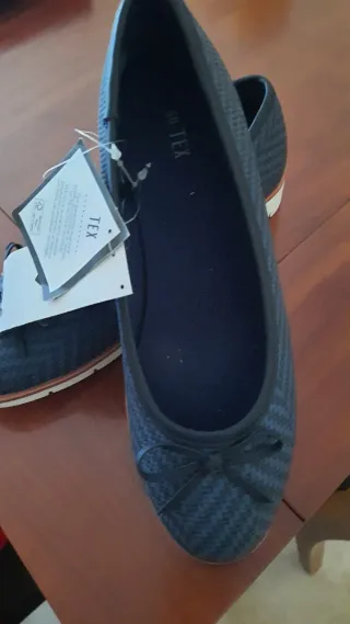 Zapatos planos mujer TEX azul