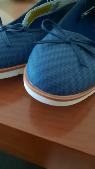 Zapatos planos mujer TEX azul
