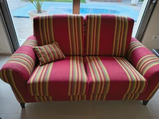 Sofá 2 plazas clásico desenfundable