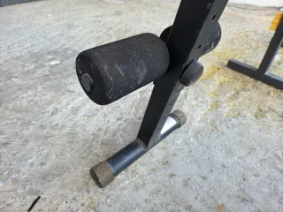 Banco de pesas y abdominales