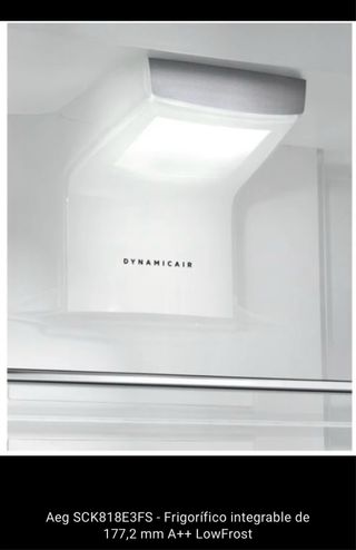 Frigorífico Combi AEG SCK818E3FS Integrable