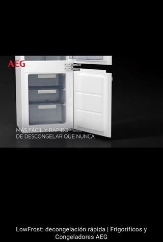 Frigorífico Combi AEG SCK818E3FS Integrable