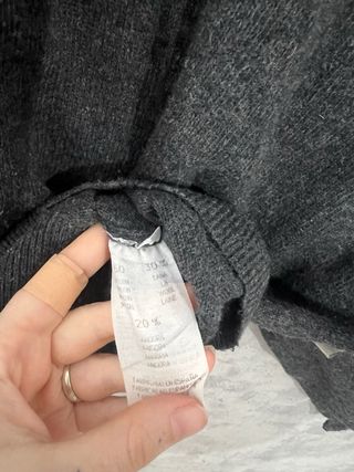 Jersey gris de punto