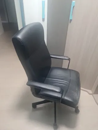 Silla de escritorio Ikea negra