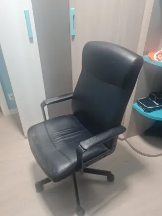Silla de escritorio Ikea negra
